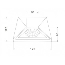 Накладной светильник Maytoni Beekman O577WL-L5B