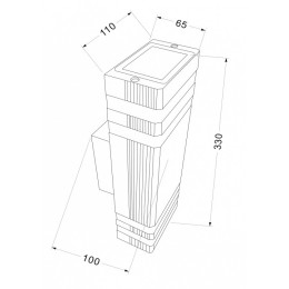Накладной светильник Maytoni Unter den Linden O578WL-02B