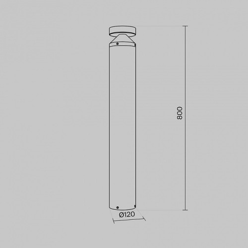 Наземный низкий светильник Maytoni Olten O591FL-L12GF3K1