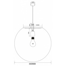 Подвесной светильник Maytoni Erda O594PL-01B