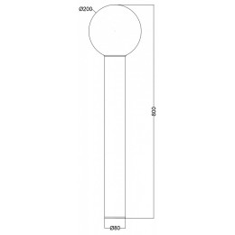 Наземный низкий светильник Maytoni Bold O598FL-01GR