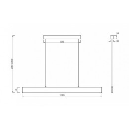 Подвесной светильник Maytoni Step P010PL-L30W4K