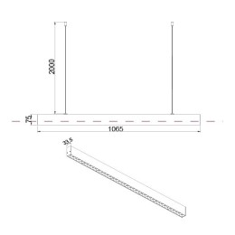 Подвесной светильник Maytoni Vinder P050PL-L40B4K
