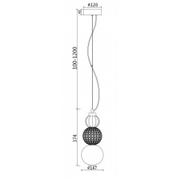 Подвесной светильник Maytoni Collar P069PL-L16CH3K