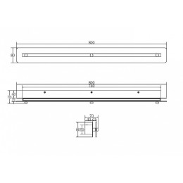 Накладной светильник Maytoni Maya P091WL-L21CH3K