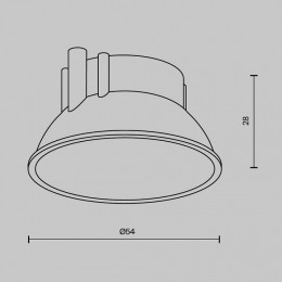 Кольцо декоративное Maytoni Accessories Ring8-10W-RD-W