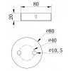 Основание Maytoni Universal base SPR-BASE-R-02-B