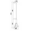 Подвесной светильник Maytoni Spider T021-01-B