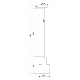 Подвесной светильник Maytoni Broni T439-PL-01-GR