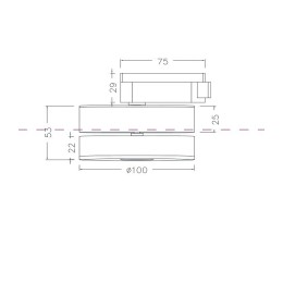 Накладной светильник Maytoni Magic TR006-1-12W3K-B4K
