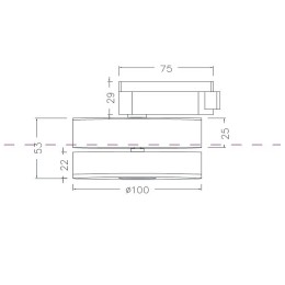 Накладной светильник Maytoni Magic TR006-1-12W3K-W4K