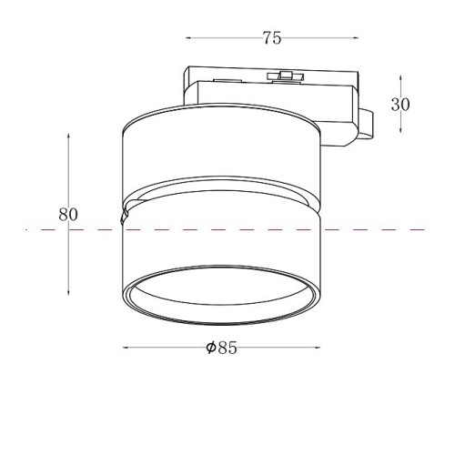 Накладной светильник Maytoni ONDA TR007-1-12W3K-W