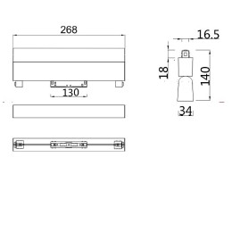 Накладной светильник Maytoni BASIS TR013-2-20W3K-B