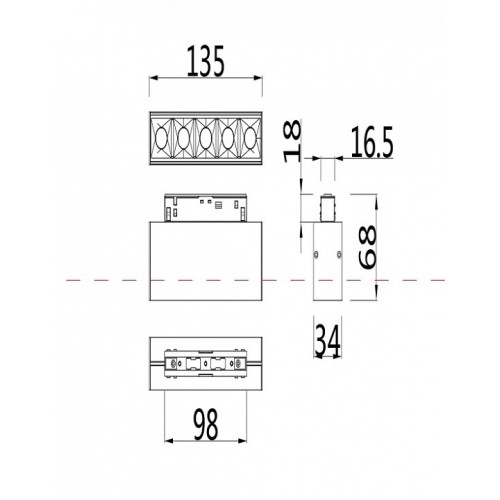 Накладной светильник Maytoni Points TR014-2-10W4K-W