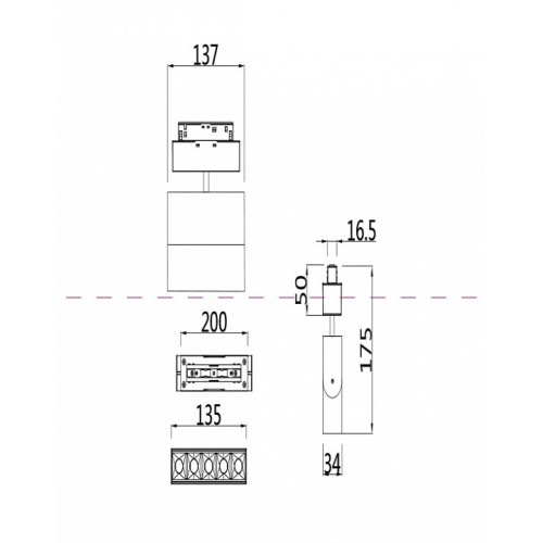 Светильник на штанге Maytoni Points TR015-2-10W3K-B