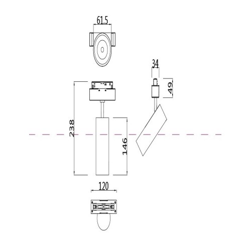 Светильник на штанге Maytoni Focus LED TR019-2-15W3K-W