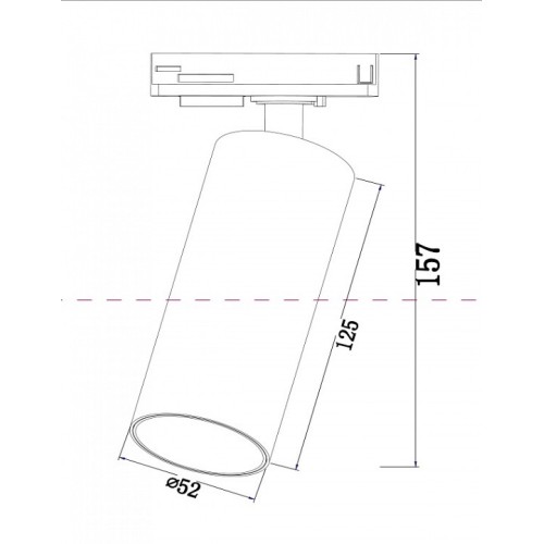 Светильник на штанге Maytoni Focus LED TR021-1-12W3K