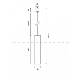 Подвесной светильник Maytoni Focus TR025-1-GU10-B