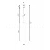 Подвесной светильник Maytoni Focus TR025-1-GU10-W