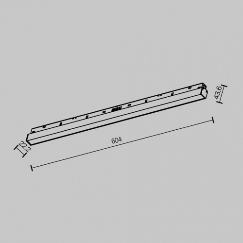 Встраиваемый светильник Maytoni Basis TR030-2-24W2.7K-B