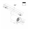 Светильник на штанге Maytoni Focus LED TR032-2-5W4K-S-B