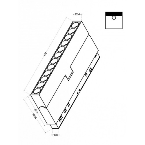 Накладной светильник Maytoni Points rot TR033-4-12W3K-M-DS-B