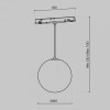 Подвесной светильник Maytoni Luna TR039-2-5W4K-W