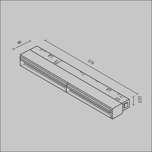 Встраиваемый светильник Maytoni Parete TR106-4-12W-DS-B