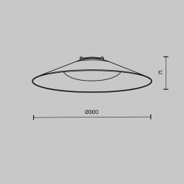 Подвесной светильник Maytoni Campana TR127B-12W3K-B