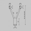 Подвесной светильник Maytoni Focus Led TR157-1-12W4K-PT