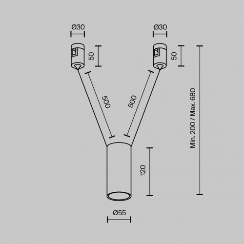Подвесной светильник Maytoni Focus Led TR157-1-12W4K-PT