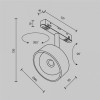 Светильник на штанге Maytoni Lens TR217-4-15WTW-DD-B