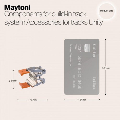 Крепление для трека Maytoni Accessories for tracks TRA002HR-11B