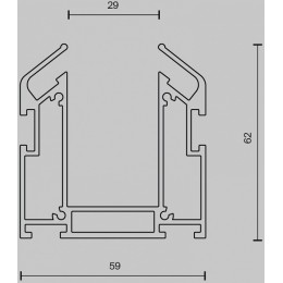 Трек встраиваемый Maytoni Busbar trunkings Exility TRA034MP-212S
