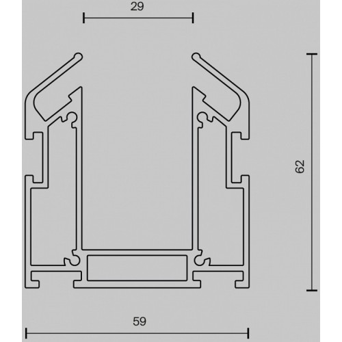 Трек встраиваемый Maytoni Busbar trunkings Exility TRA034MP-212S