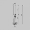 Подвес для трека Maytoni Flarity TRA154SW-BB-R-PT