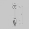 Основание на штанге Maytoni Flarity TRA156C-SL1-PT