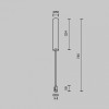 Крепление для трека Maytoni  TRA159C-BB1-PT