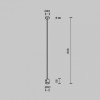 Основание на штанге Maytoni Accessories for tracks Flarity TRA159C-IPCL1-PT