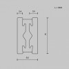 Трек подвесной Maytoni Busbar trunkings Flarity TRX154-111PT