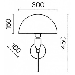 Бра Maytoni Prima Z034WL-01BS