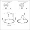 Подвесная люстра Odeon Light Fonda 4317/93L