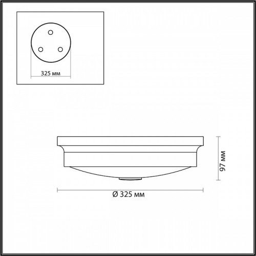 Накладной светильник Odeon Light Marsei 4824/3C