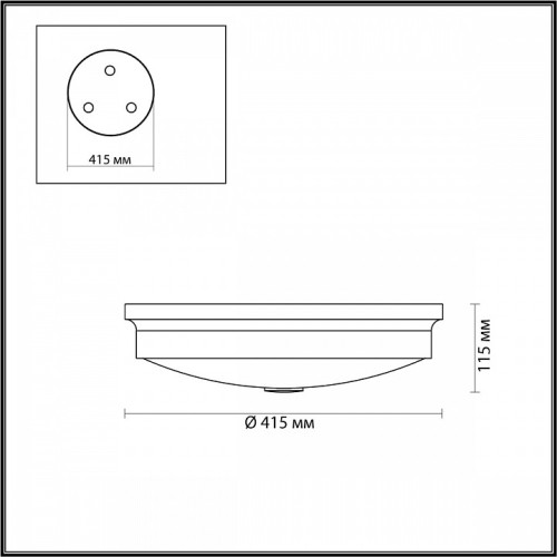 Накладной светильник Odeon Light Marsei 4825/4C