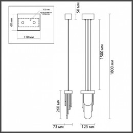 Подвесной светильник Odeon Light Foros 5438/12L