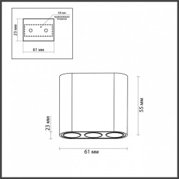Накладной светильник Odeon Light Small 7093/8CL