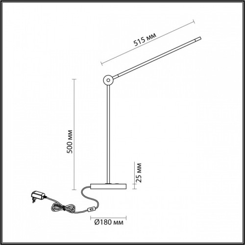 Настольная лампа офисная Odeon Light Foden 7101/12TL