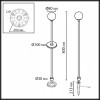 Наземный низкий светильник Odeon Light NATURE 7120/3GLA