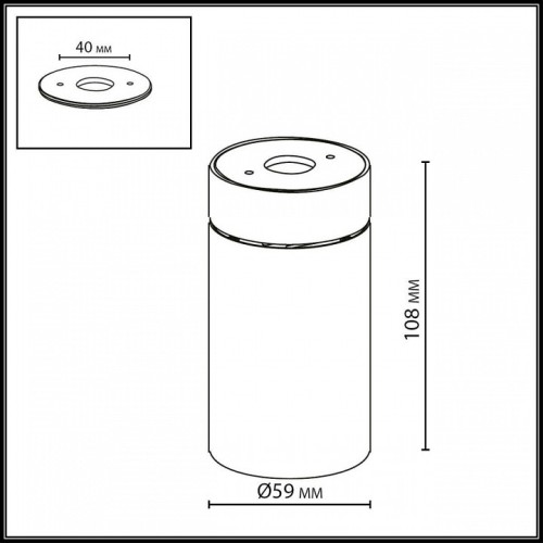 Накладной светильник Odeon Light HIGHTECH 7132/7CL