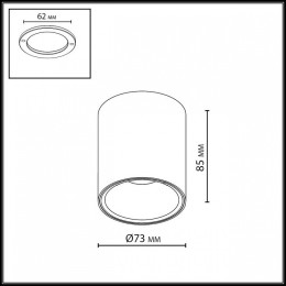 Накладной светильник Odeon Light HIGHTECH 7138/12CL